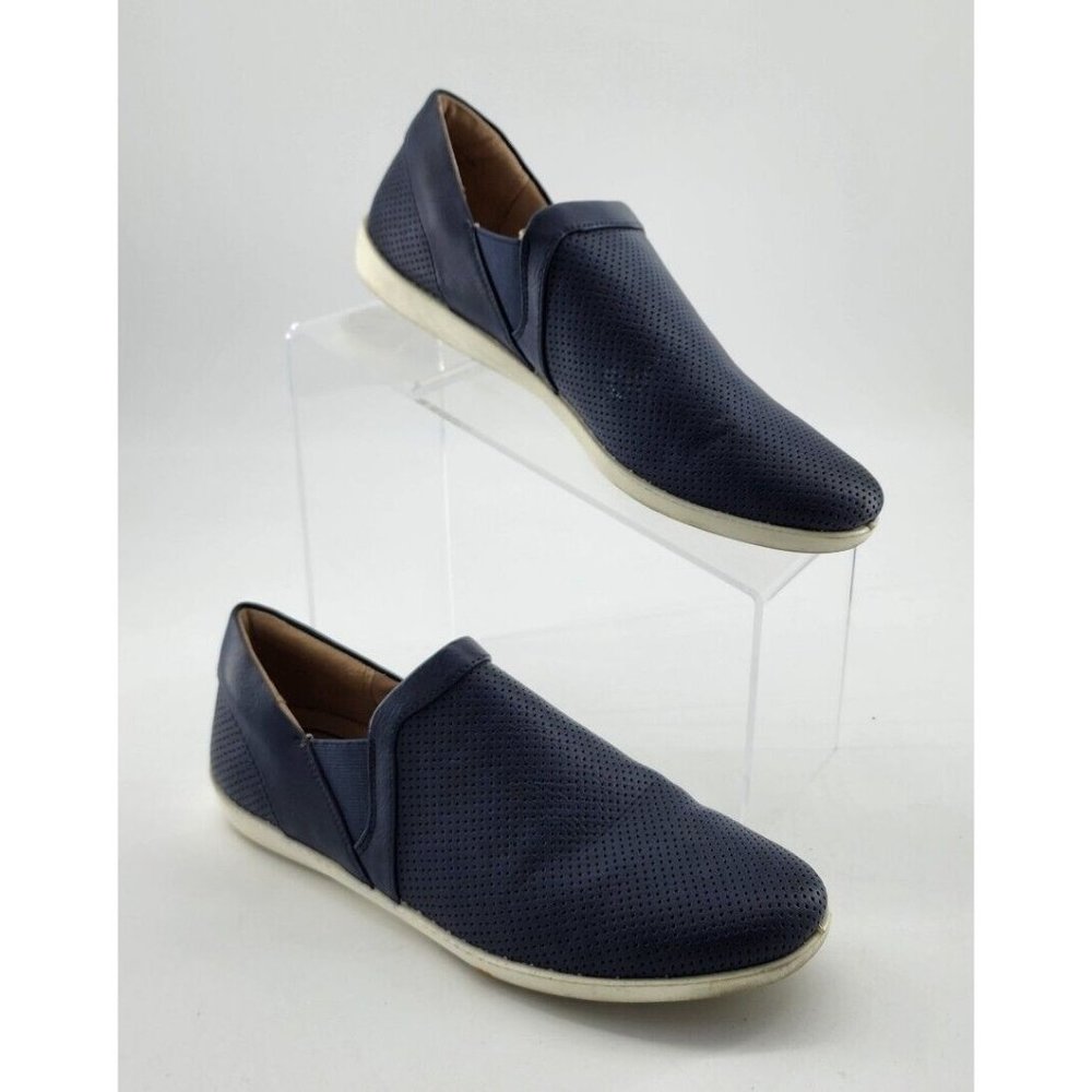 Lifestrides Nessa Women's Cushioned‎ Footbed Lifestyle Slip-On Sneakers Blue 6.5